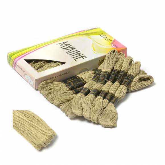 Нитки мулине IDEAL арт.ТВ (100% хлопок) 24х8м цв.374