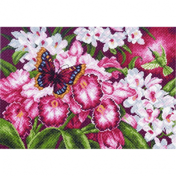 Рисунок на канве МАТРЕНИН ПОСАД арт.37х49 - 1138 Орхидеи