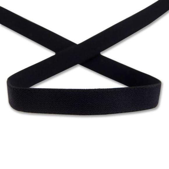 92836_Резинка бретелечная, 10 мм, цвет черный