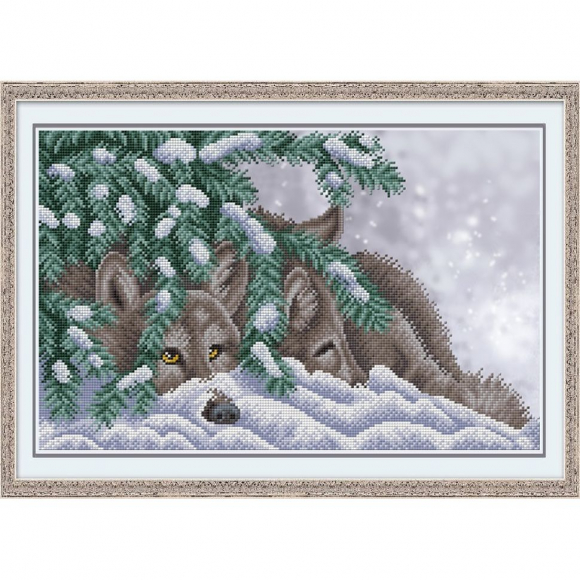 Набор для вышивания бисером СЛАВЯНОЧКА арт. НКС-3007 Верность Стойкость