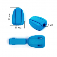 Наконечник для шнура пластик арт. 27101Н (? 4мм) цв.156-62 биризовый уп.100шт