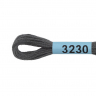 Нитки для вышивания Gamma мулине (3173-6115) 100% хлопок 24 x 8 м цв.3230 т.серый