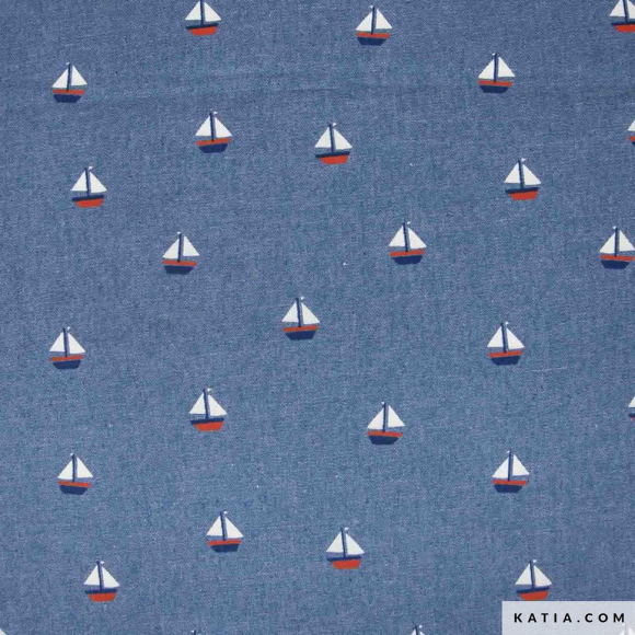 185979_Ткань Denim Print Color, 100% хлопок, 150 см, 125 г/м?