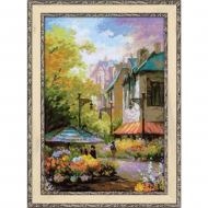Набор для вышивания РИОЛИС арт.1306 Цветочная улица 26х38 см