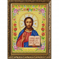 Рисунок на ткани (Бисер) КОНЁК арт. 9262 Господь Вседержитель 29х39 см