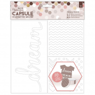 101105_Набор трафаретов самоклеющихся Geometric Mocha