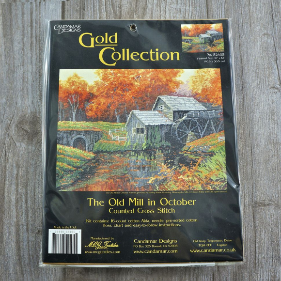 24369_Набор для вышивания "Старый заводик в октябре"