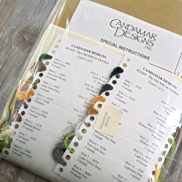 24369_Набор для вышивания "Старый заводик в октябре"