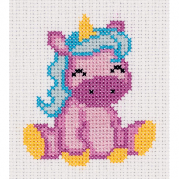 Набор для вышивания KLART арт. 12-040 Очаровашка 10х11 см