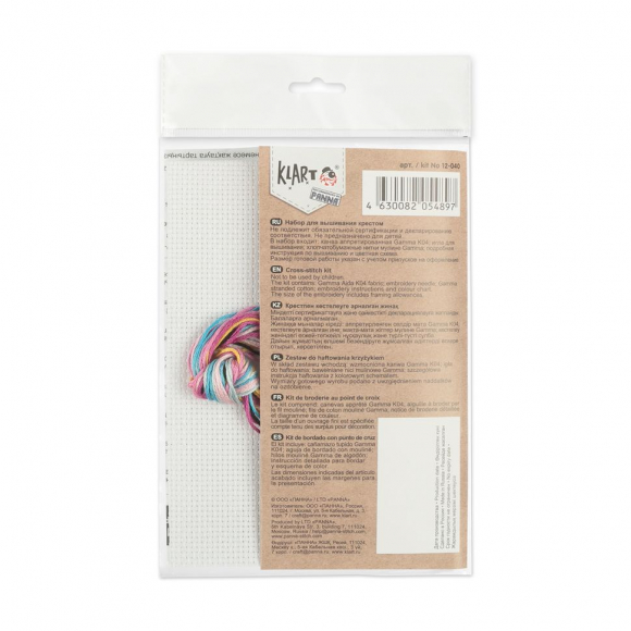 Набор для вышивания KLART арт. 12-040 Очаровашка 10х11 см