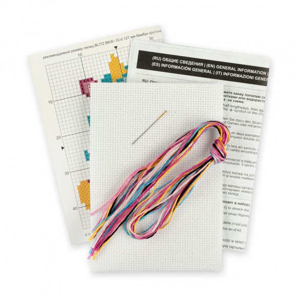 Набор для вышивания KLART арт. 12-040 Очаровашка 10х11 см