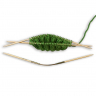 125376_Спицы чулочные гибкие, бамбук, addiCraSyTrio BAMBOO SHORT №3, 24 см