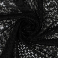 Сетка подкладочная трикотажная арт.TBY.0354 65г/м? ш.170см цв.03 черный, уп.1м