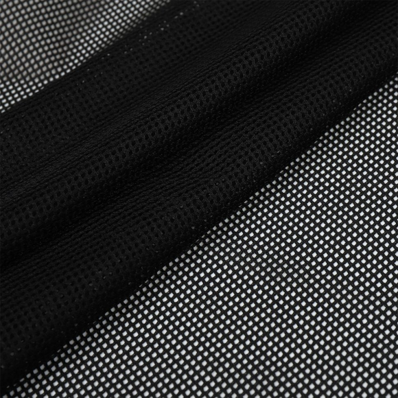 Сетка подкладочная трикотажная арт.TBY.0354 65г/м? ш.170см цв.03 черный, уп.1м