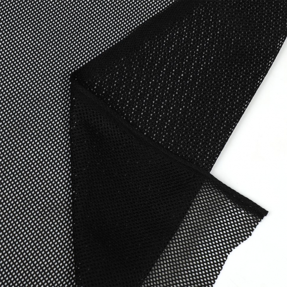 Сетка подкладочная трикотажная арт.TBY.0354 65г/м? ш.170см цв.03 черный, уп.1м