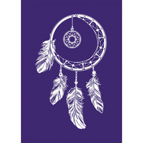 Трафарет "Dream" на сетчатой основе для высокоточного нанесения в наборе со шпателем-скребком