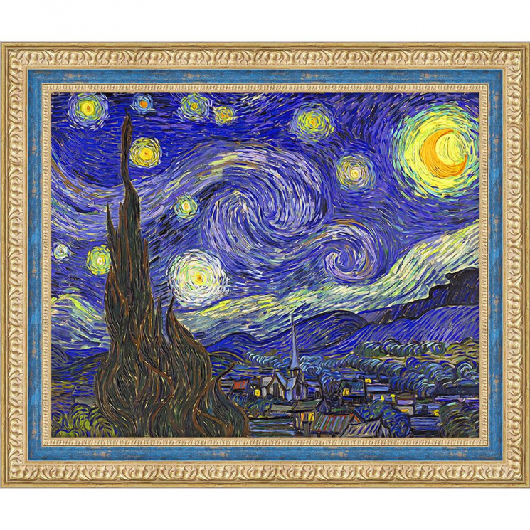 Набор для изготовления картин АЛМАЗНАЯ ЖИВОПИСЬ арт.АЖ.1528 Звездная ночь 50х40 см