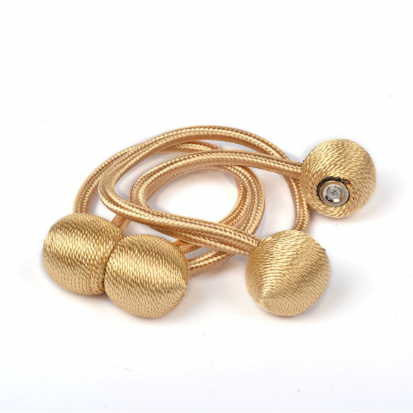 Подхват для штор на магните TBY-Р1910-08 цв. золото 43см уп.2шт Подхват для штор на магните TBY-Р1910-08 цв. золото 43см уп.2шт