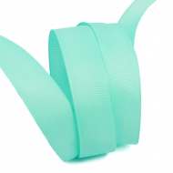 Лента Ideal репсовая в рубчик шир.25мм цв. 314 св.мятный уп.27,42м