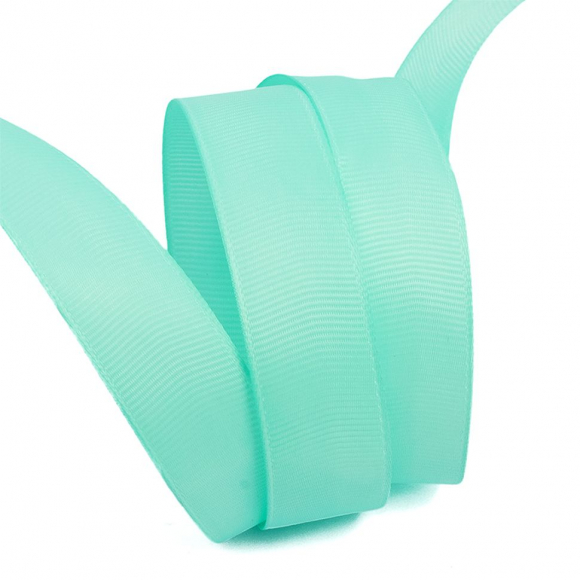 Лента Ideal репсовая в рубчик шир.25мм цв. 314 св.мятный уп.27,42м
