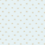 Ткань для пэчворка PEPPY Бабушкин Сундучок 140 г/м? 100% хлопок цв.БС-40 ромашки белый уп.50х55 см