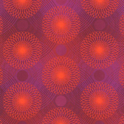 Ткань для пэчворка PEPPY Loose Leaf 122 г/м? 100% хлопок цв.WELD-20039-113 CRANBERRY уп.50х55 см