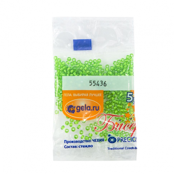 Бисер №10, 5 г., цвет 55436