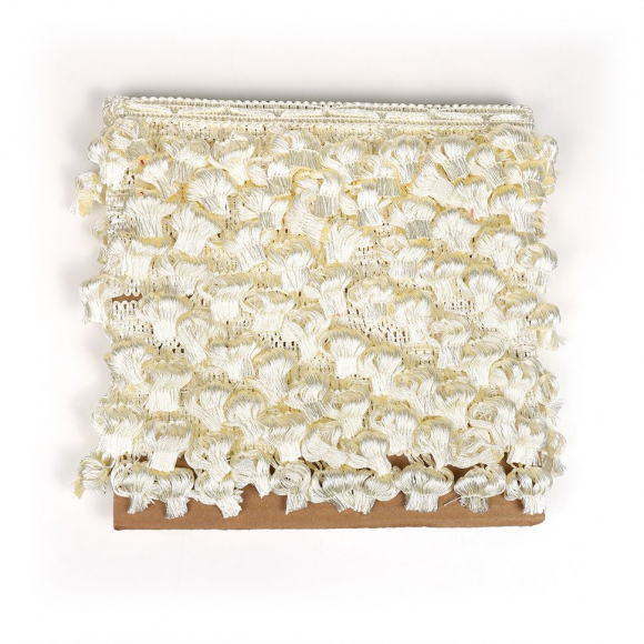 Бахрома для штор арт.6152-0334 шир.43мм цв.6343 молочный уп.10м