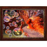 Рисунок на ткани (Бисер) КОНЁК арт. 9772 Иллюзия 29х39 см