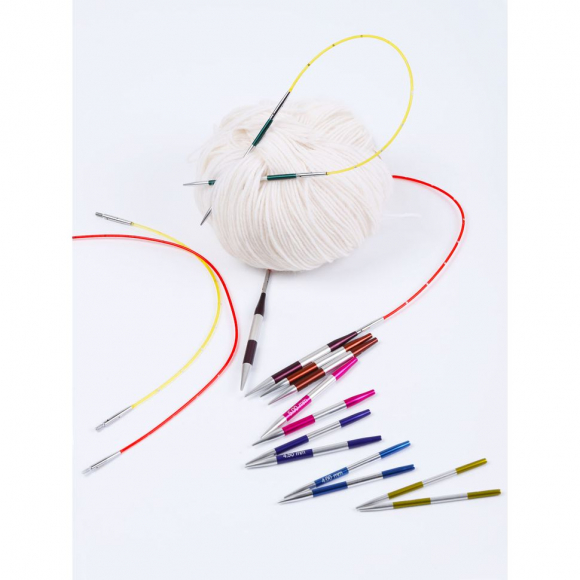 42161 Knit Pro Набор Deluxe Set Special IC съемных спиц для вязания SmartStix (3мм, 3,5мм, 4мм, 4,5мм, 5мм, 5,5мм, 6мм), алюминий, 8 видов спиц