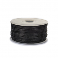 Шнур TBY атласный круглый 2мм цв.3173 черный уп.50м