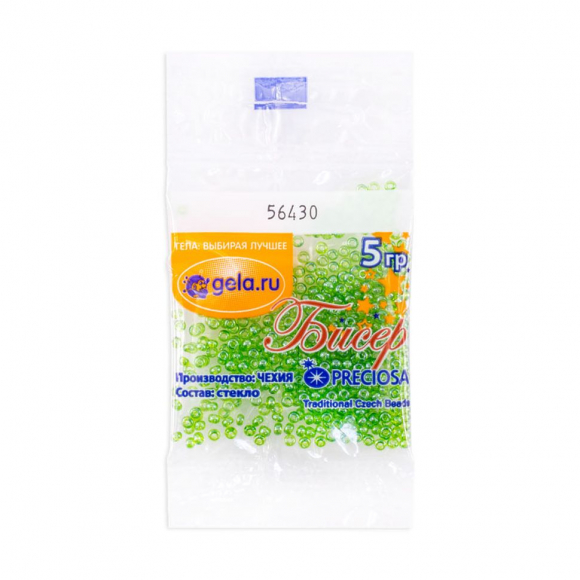 Бисер №10, 5 г., цвет 56430