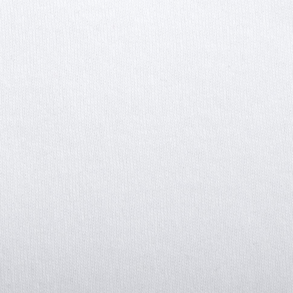 Ткань интерлок гл/крашеный, 180г/м?  100% хл, шир.95+95см арт.ДЛ-180955-3001 цв.белый уп.6м (1кг-3м)