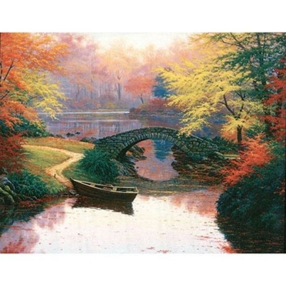 Набор для вышивания CANDAMAR DESIGNS арт.52416 Осенняя идиллия 40,5х30,5 см