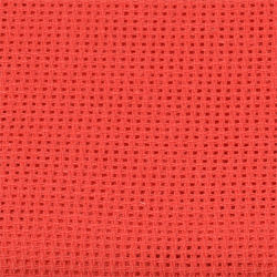 Канва для вышивания мелкая №851 (956) (10смх60кл) (100%Хл) шир.150 см цв.красный уп.5м