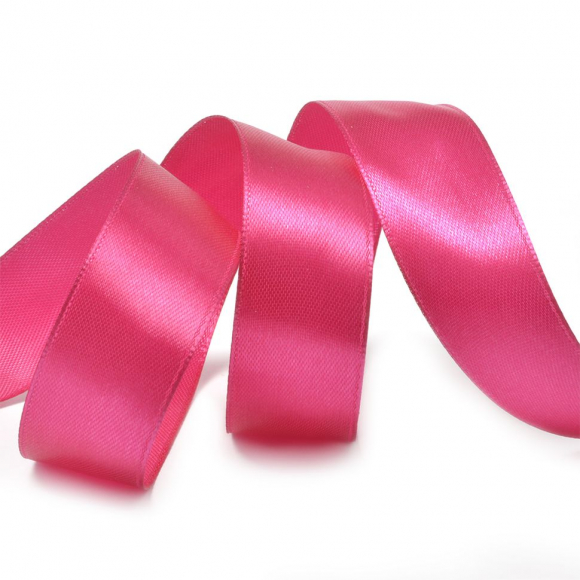 Лента атласная 25мм цв.3086 сливовый IDEAL уп.27,4 м