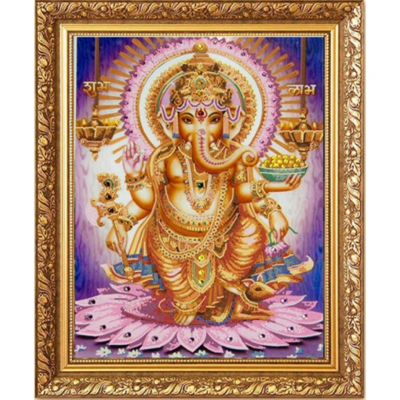 Рисунок на ткани (Бисер) КОНЁК арт. 8471 Ганеша 29х39 см