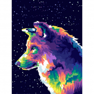 Картины по номерам с холстом на подрамнике ФРЕЯ арт.PNB.C3 №62 Космический волк 30х40 см Картины по номерам с холстом на подрамнике ФРЕЯ арт.PNB.C3 №62 Космический волк 30х40 см