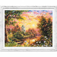 Набор для вышивания ЧУДЕСНАЯ ИГЛА арт.43-08 Вечерний звон 40х31 см