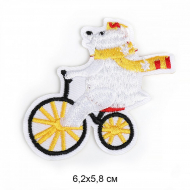 Термоаппликации арт.TBY.2329 Медведь 6,2х5,8см, уп.10 шт