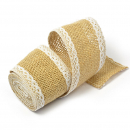 Лента декоративная Мешковина арт.TBY.ML015 шир.50мм уп.2м