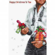 Набор для вышивания LUCA-S арт. B2339 Счастливое Рождество 19х28,5 см