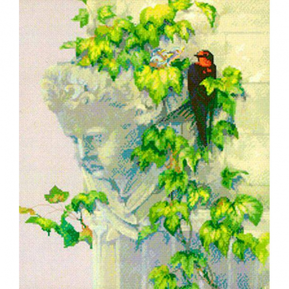Набор для вышивания KUSTOM KRAFTS арт.90047 Римский плющ 35,6х42,6 см