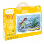 Набор для изготовления картины шерстью Toyzy арт.TZ-P042 Цветочная фея А4 Набор для изготовления картины шерстью Toyzy арт.TZ-P042 Цветочная фея А4