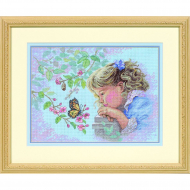 Набор для вышивания DIMENSIONS арт.DMS-13698 Нежный взгляд 30х24 см
