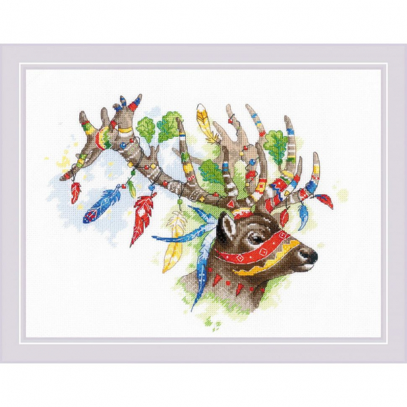 Набор для вышивания РИОЛИС арт.1940 Благородный олень 33х25 см