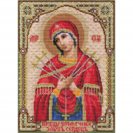 Набор для вышивания PANNA арт. CM-1371 Икона Божией Матери Умягчение Злых Сердец 18х24 см Набор для вышивания PANNA арт. CM-1371 Икона Божией Матери Умягчение Злых Сердец 18х24 см