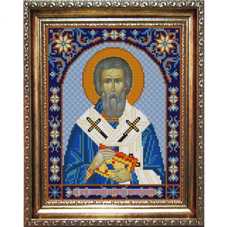 Рисунок на ткани (Бисер) КОНЁК арт. 9342 Святой Валентин 20х25 см