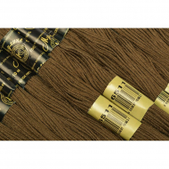 Нитки мулине цв.6511 коричневый 12х10м С-Пб