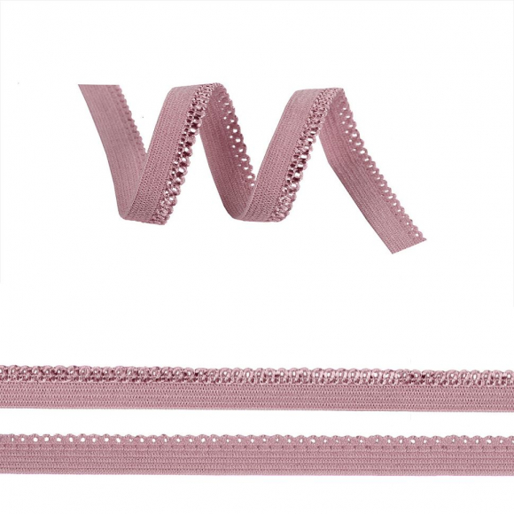 Резинка TBY бельевая ажурная 10мм арт.RB03620L  цв. 620  морской туман уп.100м